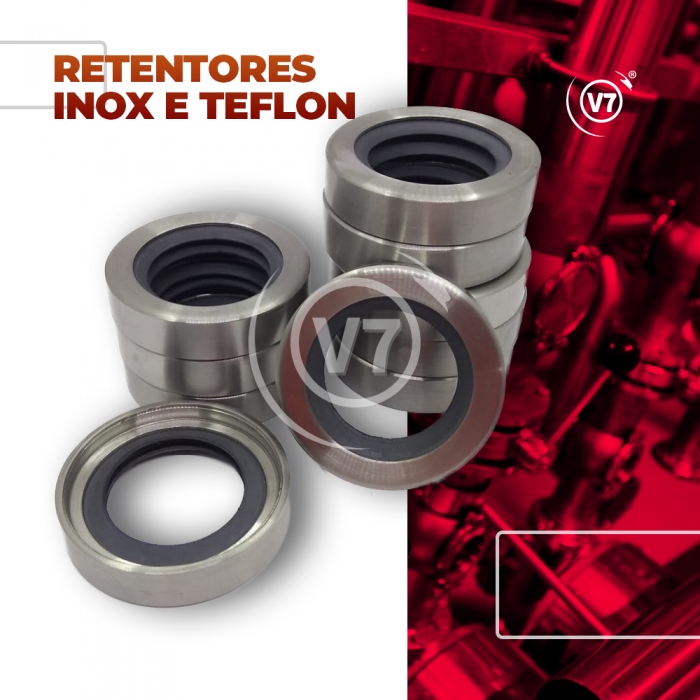 Retentor teflon inox